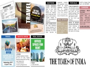 Why Book Public Notice ads in Times of India Via Bookadsnow?